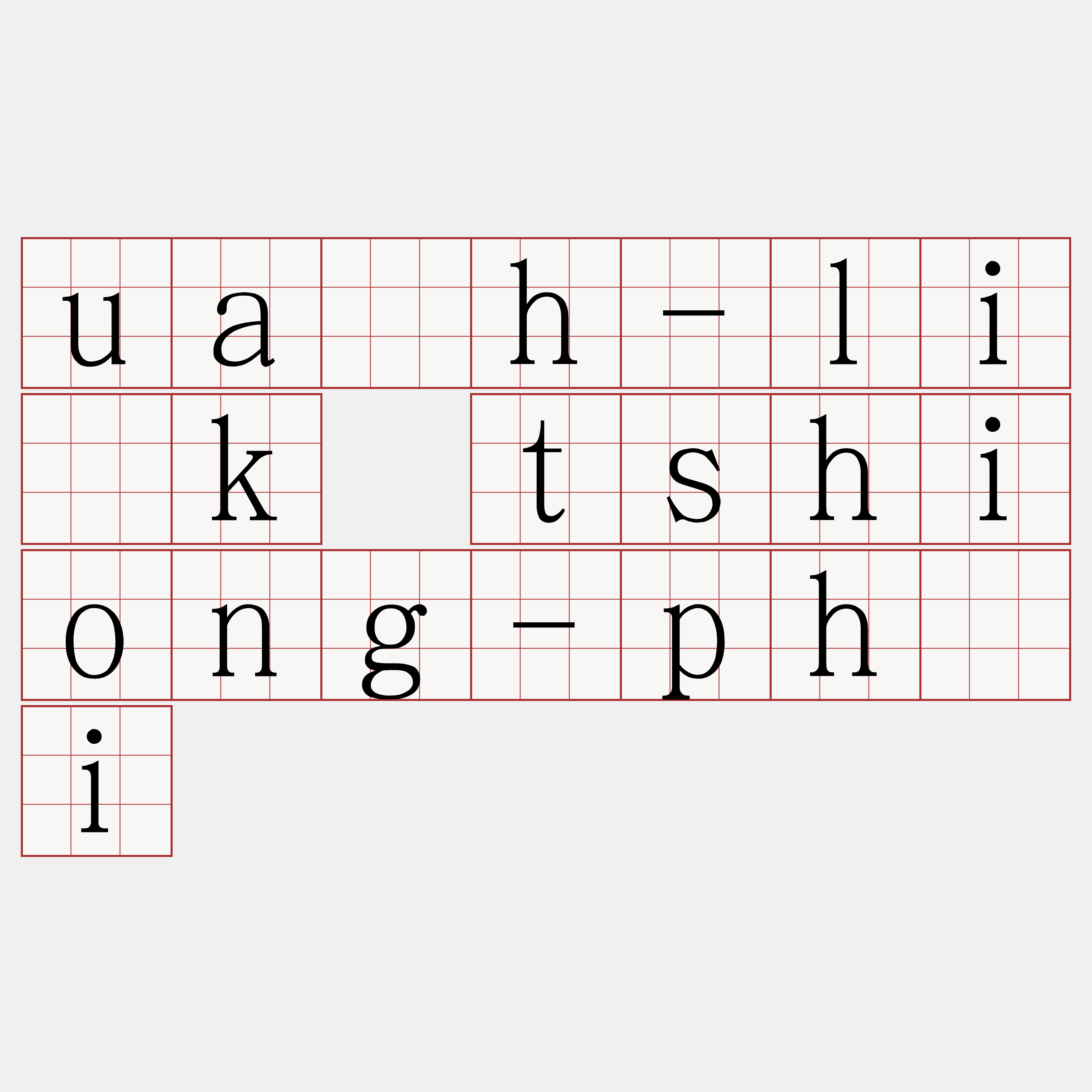 ua̍h-li̍k tshiong-phài